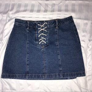 Denim skirt